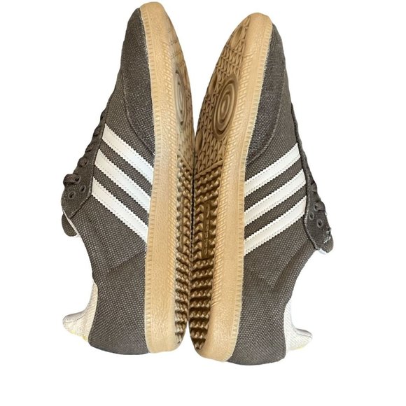 Mens Adidas Hemp Samba Sneakers Olive/gum Soccer Casual Size 12 G98628 - Picture 4 of 9